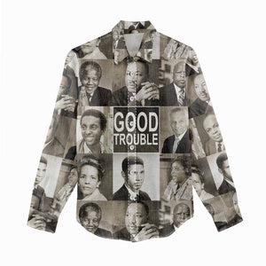 Good Trouble Women Casual Shirt Civil Rights Leaders