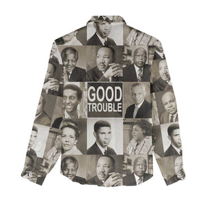 Good Trouble Women Casual Shirt Civil Rights Leaders