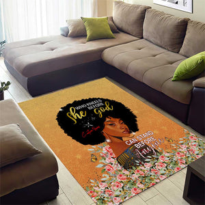 Personalized African Black Women Area Rug She Who Kneels Before God