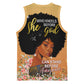 Personalized African Black Women Basketball Jersey She Who Kneels Before God DT02
