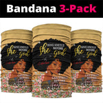 Personalized African Black Women Neck Gaiter She Who Kneels Before God DT02