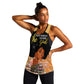 Personalized African Black Women Women Racerback Tank She Who Kneels Before God