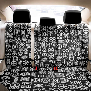 African Adinkra Back Car Seat Cover - Mixed Pattern Symbols