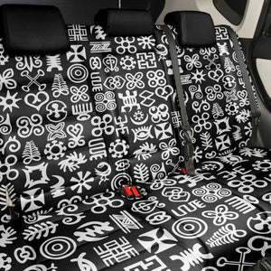 African Adinkra Back Car Seat Cover - Mixed Pattern Symbols