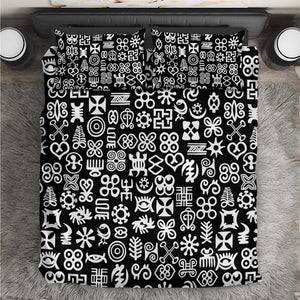 African Adinkra Bedding Set - Mixed Pattern Symbols