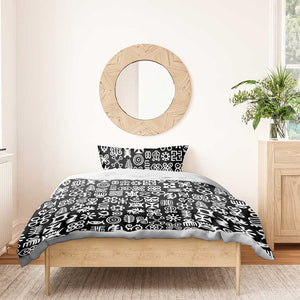 African Adinkra Bedding Set - Mixed Pattern Symbols