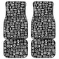 African Adinkra Car Mats - Mixed Pattern Symbols