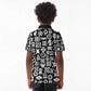 African Adinkra Kid Polo Shirt - Mixed Pattern Symbols