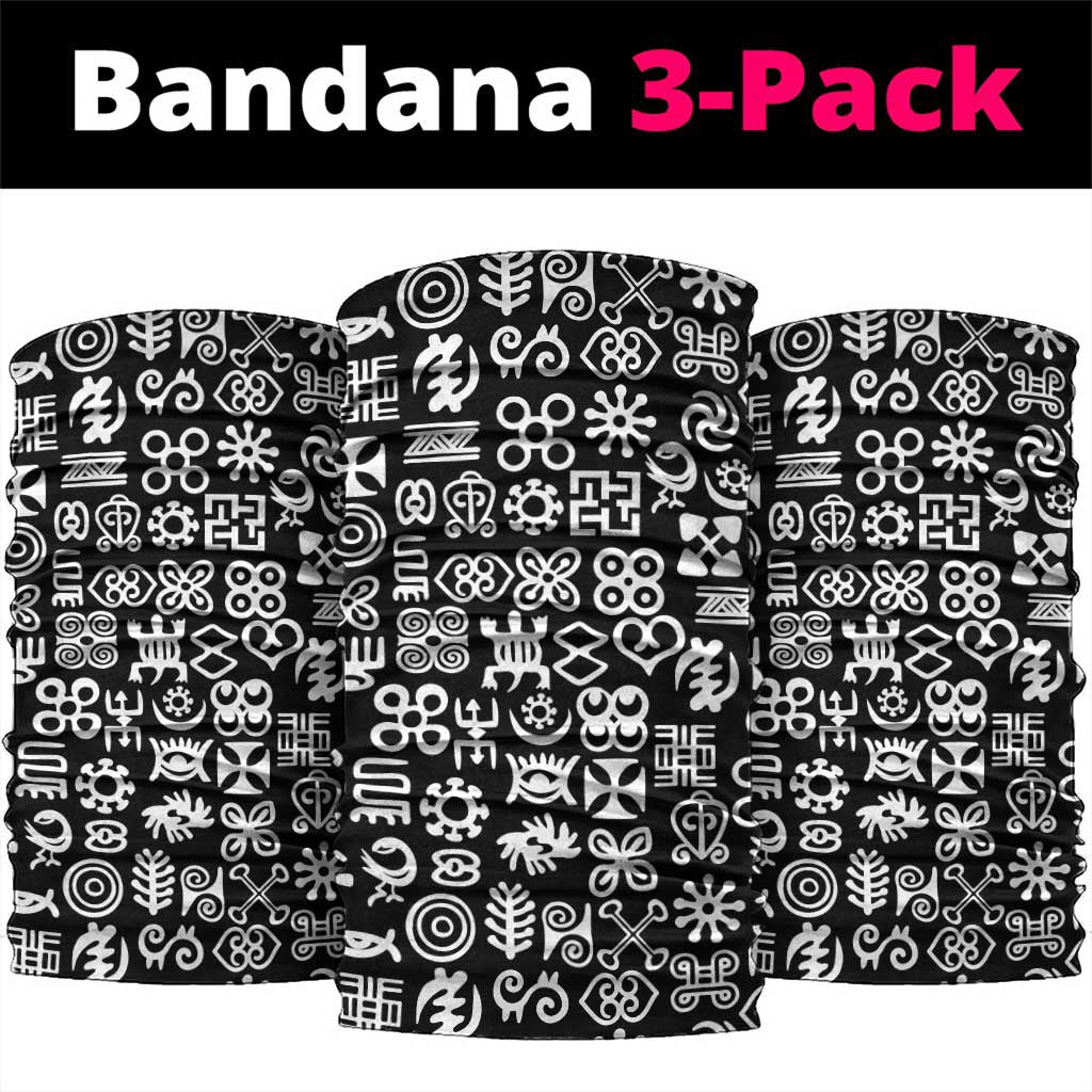 African Adinkra Neck Gaiter - Mixed Pattern Symbols DT02