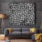 African Adinkra Tapestry - Mixed Pattern Symbols