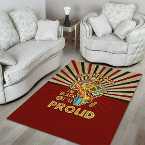 Proud African Area Rug - Hand Up Africa Map Art