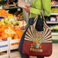 Proud African Grocery Bag - Hand Up Africa Map Art