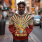 Proud African Hoodie - Hand Up Africa Map Art