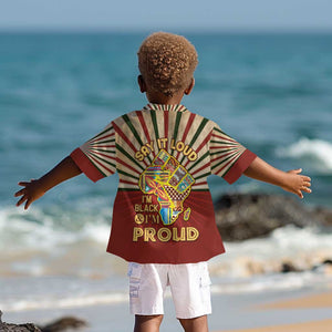 Proud African Kid Hawaiian Shirt - Hand Up Africa Map Art