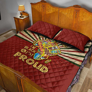 Proud African Quilt Bed Set - Hand Up Africa Map Art