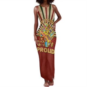 Proud African Tank Maxi Dress - Hand Up Africa Map Art