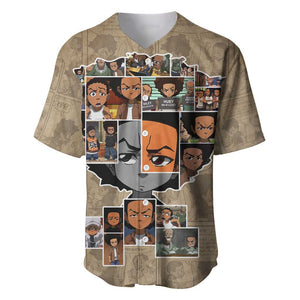 Honoring Huey Freeman - African American Baseball Jersey