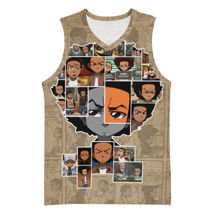 Honoring Huey Freeman - African American Basketball Jersey DT02