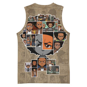 Honoring Huey Freeman - African American Basketball Jersey DT02