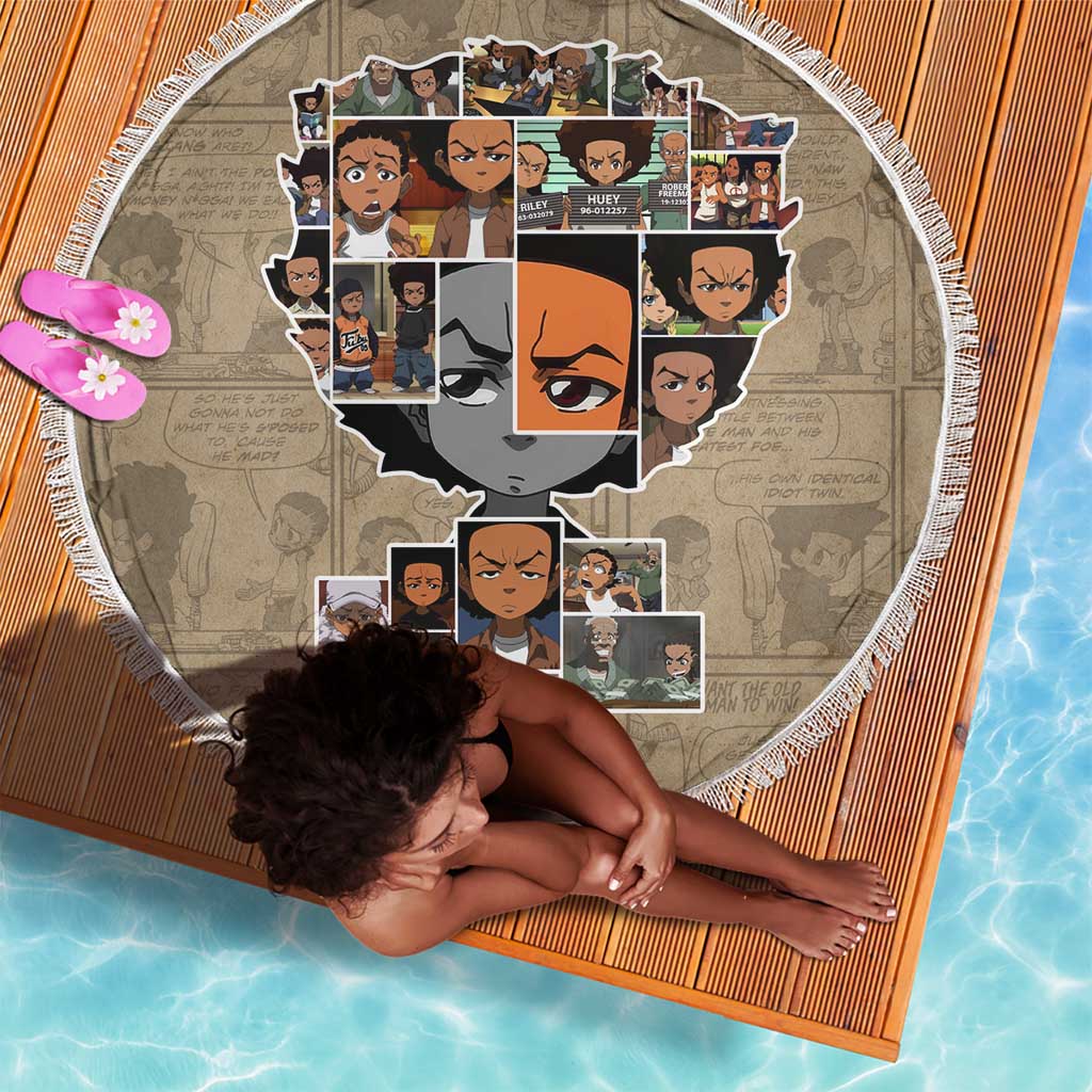 Honoring Huey Freeman - African American Beach Blanket