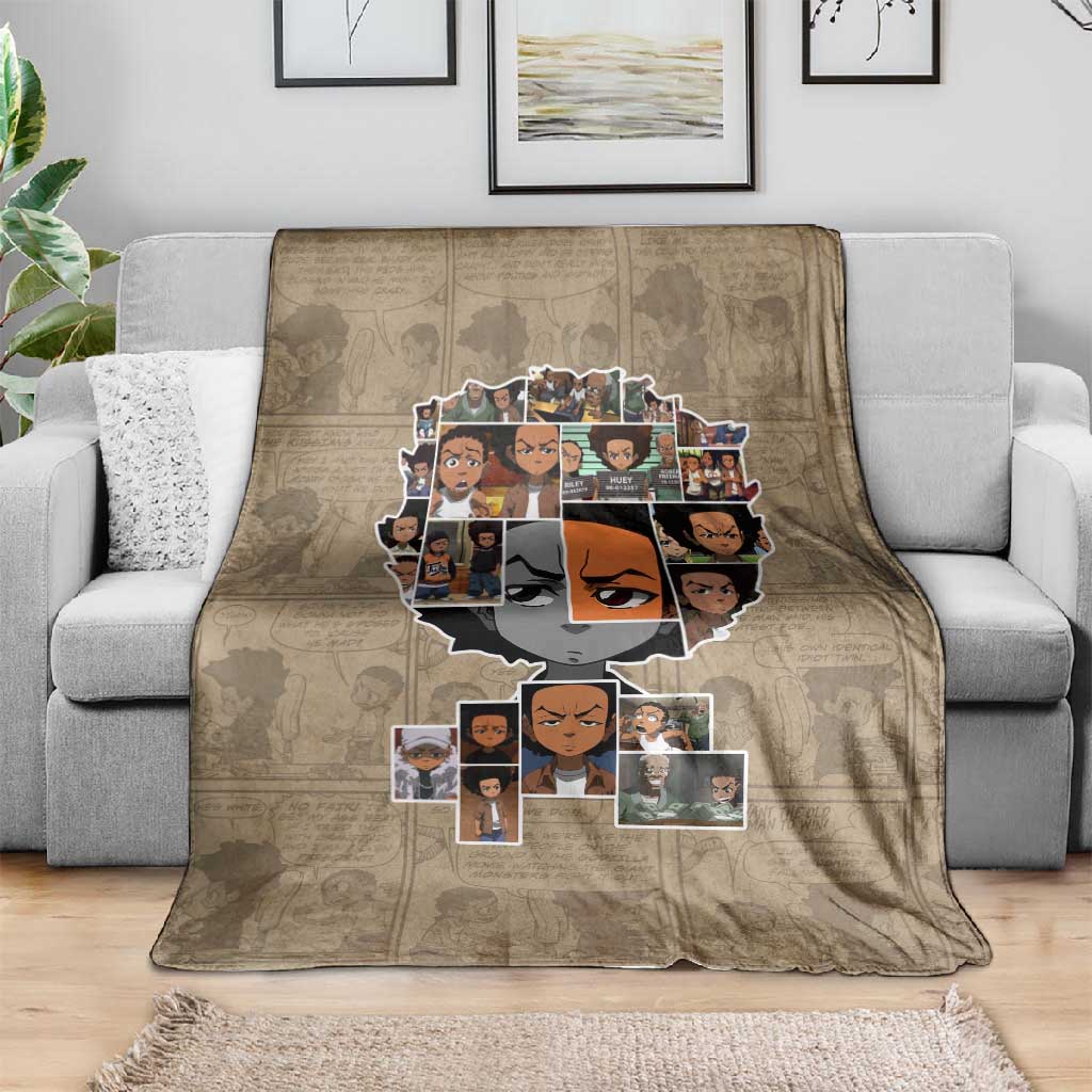 Honoring Huey Freeman - African American Blanket