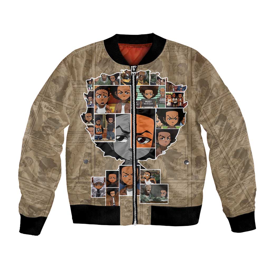 Honoring Huey Freeman - African American Bomber Jacket