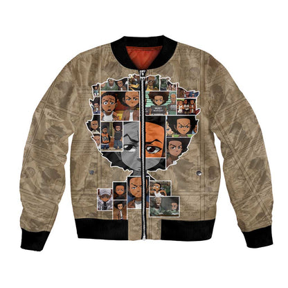 Honoring Huey Freeman - African American Bomber Jacket
