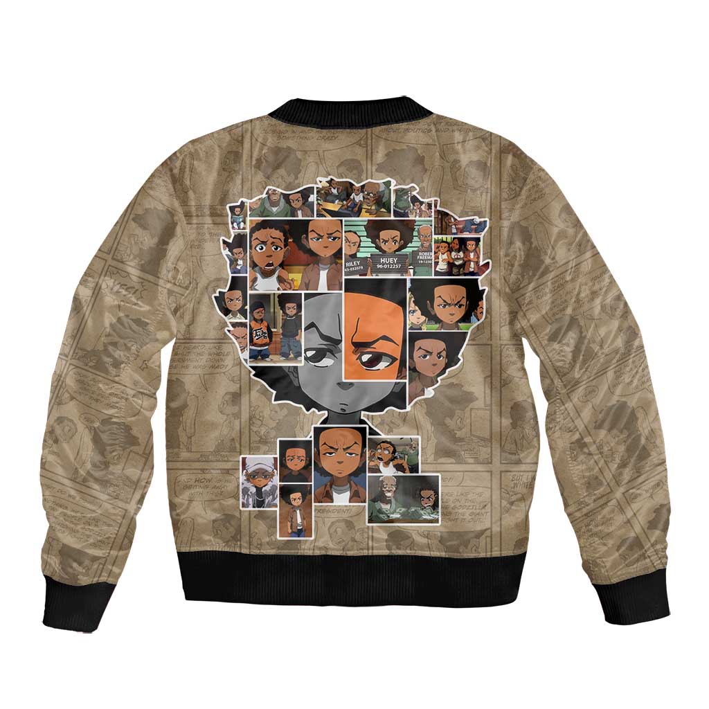 Honoring Huey Freeman - African American Bomber Jacket