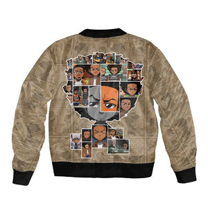 Honoring Huey Freeman - African American Bomber Jacket