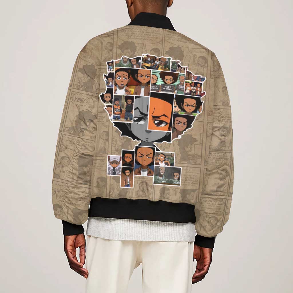 Honoring Huey Freeman - African American Bomber Jacket