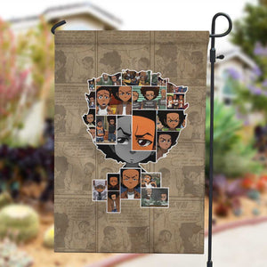 Honoring Huey Freeman - African American Garden Flag