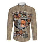 Honoring Huey Freeman - African American Long Sleeve Button Shirt