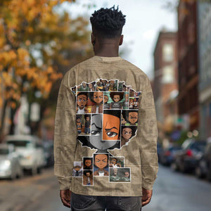 Honoring Huey Freeman - African American Long Sleeve Shirt DT02
