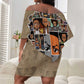 Honoring Huey Freeman - African American Off Shoulder Short Dress