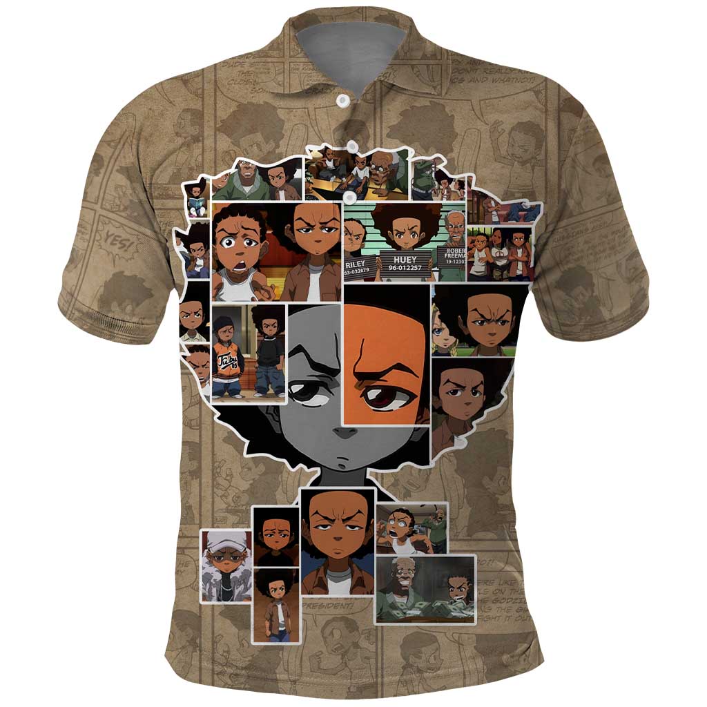 Honoring Huey Freeman - African American Polo Shirt