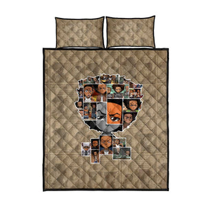 Honoring Huey Freeman - African American Quilt Bed Set