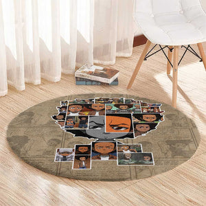 Honoring Huey Freeman - African American Round Carpet