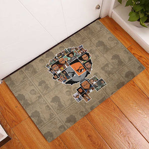 Honoring Huey Freeman - African American Rubber Doormat