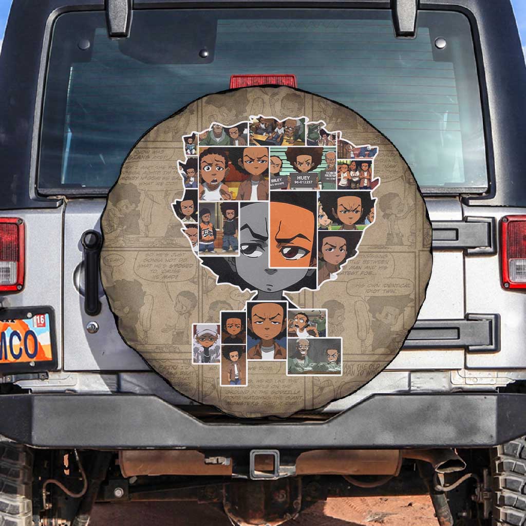 Honoring Huey Freeman - African American Spare Tire Cover