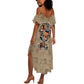 Honoring Huey Freeman - African American Summer Maxi Dress
