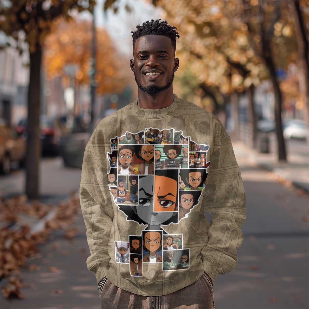 Honoring Huey Freeman - African American Sweatshirt