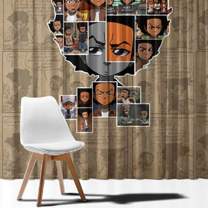 Honoring Huey Freeman - African American Window Curtain