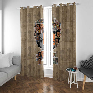 Honoring Huey Freeman - African American Window Curtain