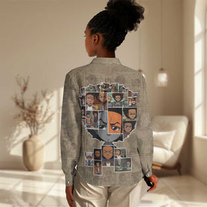 Honoring Huey Freeman - African American Women Casual Shirt