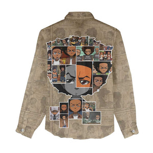 Honoring Huey Freeman - African American Women Casual Shirt