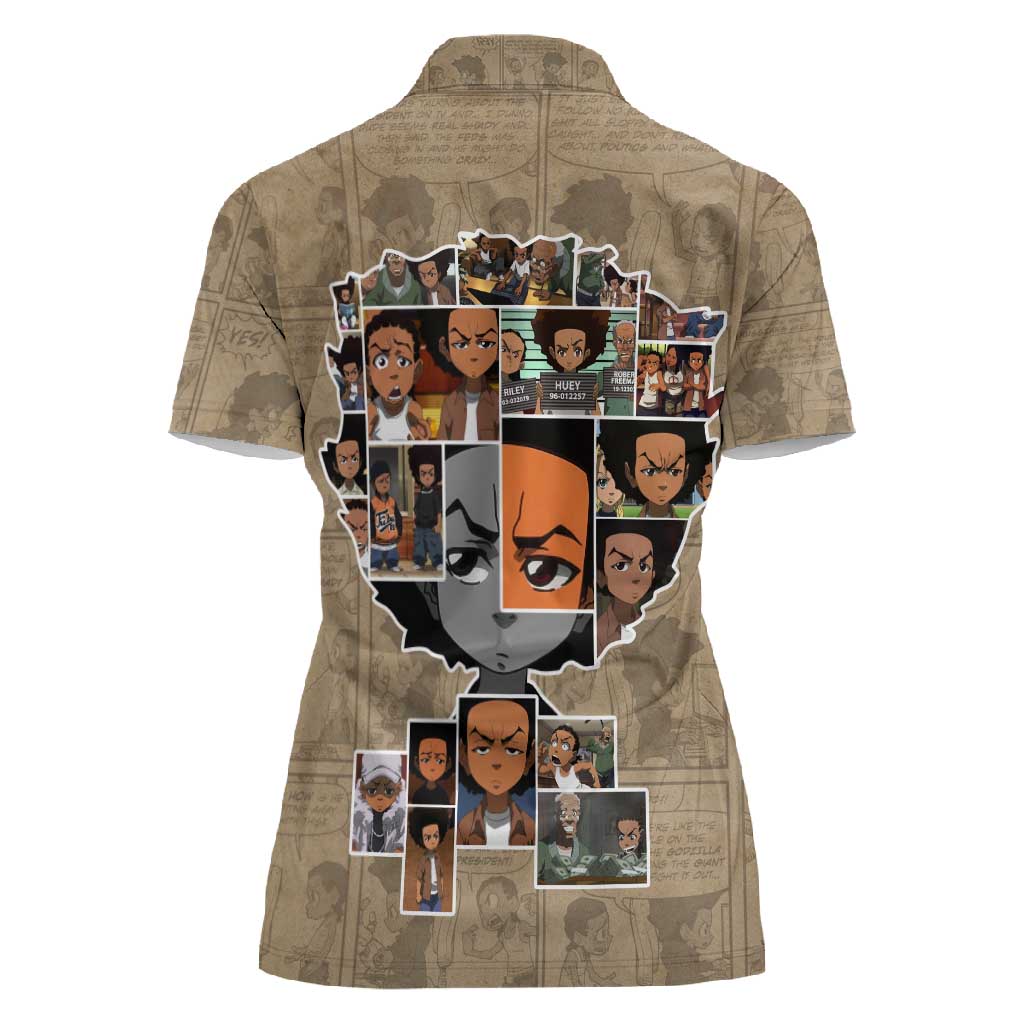 Honoring Huey Freeman - African American Women Polo Shirt