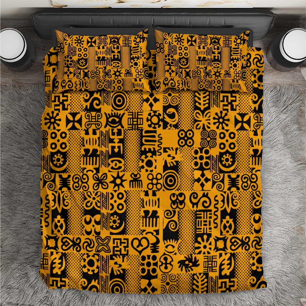 West African Yellow Art - Adinkra Culture Bedding Set