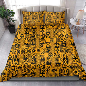 West African Yellow Art - Adinkra Culture Bedding Set