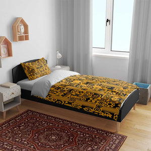 West African Yellow Art - Adinkra Culture Bedding Set