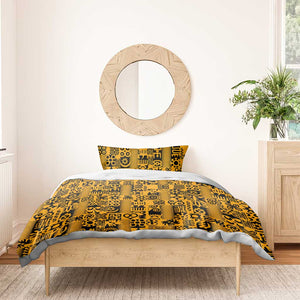 West African Yellow Art - Adinkra Culture Bedding Set